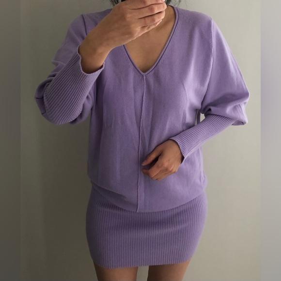 💯 cashmere dress with long sleeves